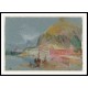 Rosy Castle on River 1826, A New Print Of a J. M. W Turner Painting