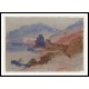 Ruins and Cliffs on the Mediterranean Coast 1828, A New Print Of a J. M. W Turner Painting