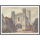 Saint Augustine's Gate Canterbury 1792 93, A New Print Of a J. M. W Turner Painting