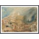 Saint Catherine's Hill Guildford Surrey 1830, A New Print Of a J. M. W Turner Painting