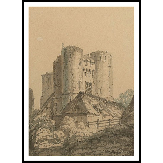 Saltwood Castle Hythe Kent, A New Print Of a J. M. W Turner Painting