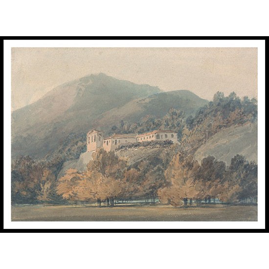 Santa Lucia A Convent near Caserta 1795, A New Print Of a J. M. W Turner Painting