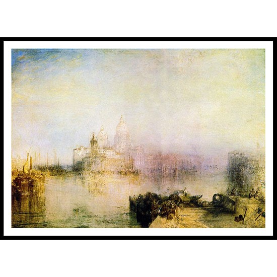 Santa Maria della Salute and Dogana, A New Print Of a J. M. W Turner Painting