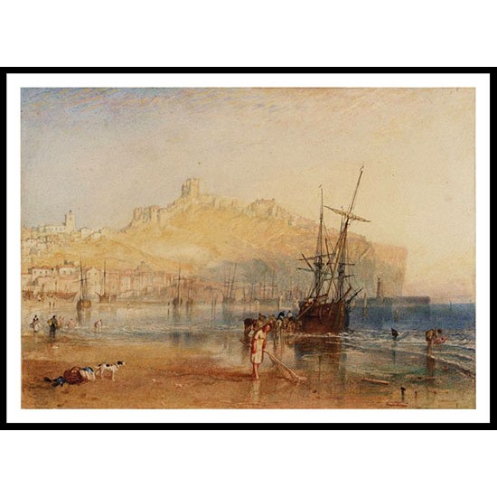 Scarborough 1825, A New Print Of a J. M. W Turner Painting