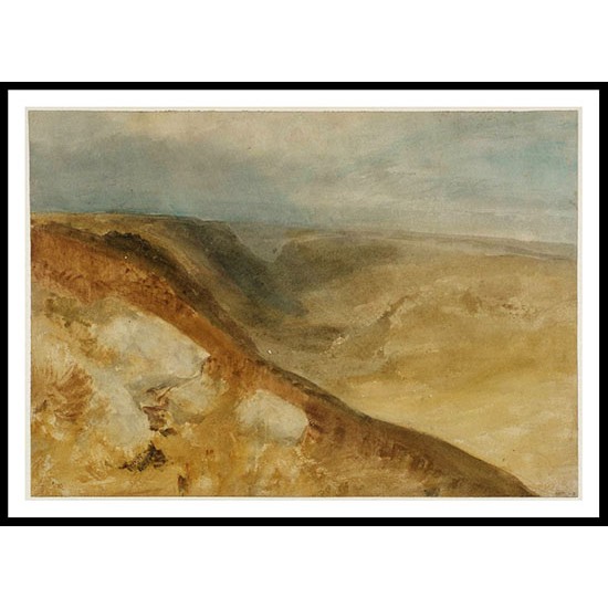 Scene on Moors Yorkshire 1820, A New Print Of a J. M. W Turner Painting