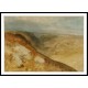 Scene on Moors Yorkshire 1820, A New Print Of a J. M. W Turner Painting