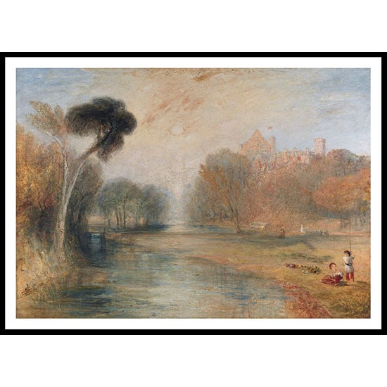 Schloss Rosenau Coburg 1841 44, A New Print Of a J. M. W Turner Painting