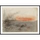 Sea Monsters and Vessels at Sunset 1845, A New Print Of a J. M. W Turner Painting