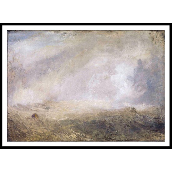 Seascape with Buoy 1840, A New Print Of a J. M. W Turner Painting