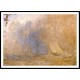 Seascape with a Yacht 1825 30, A New Print Of a J. M. W Turner Painting