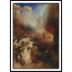 Shadrach Meshach and Abednego in the Burning Fiery Furnace 1832, A New Print Of a J. M. W Turner Painting