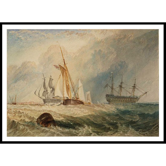 Sheerness 1825, A New Print Of a J. M. W Turner Painting