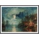 Shields on the River Tyne 1823, A New Print Of a J. M. W Turner Painting