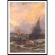 Shipping by a Breakwater 1798, A New Print Of a J. M. W Turner Painting