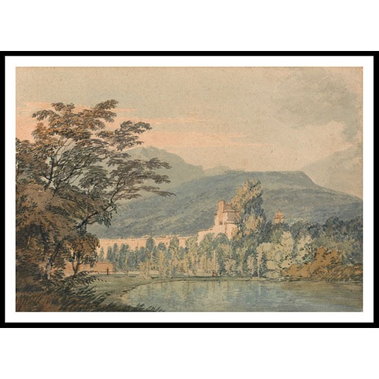 Sir William Hamilton's Villa 1795, A New Print Of a J. M. W Turner Painting