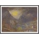 Sisteron from the North West with a Low Sun, A New Print Of a J. M. W Turner Painting