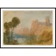 Sketch for a 'Rivers of England' Series Drawing of Durham Cathedral 1824, A New Print Of a J. M. W Turner Painting