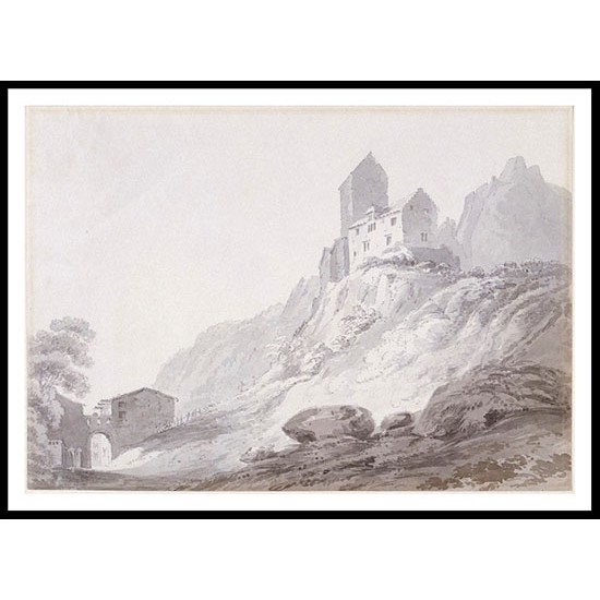 South Gate of Sargans 1794, A New Print Of a J. M. W Turner Painting