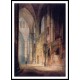 St. Erasmus in Bishop Islips Chapel Westminster Abbey 1796, A New Print Of a J. M. W Turner Painting