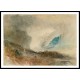 Storm in the St Gotthard Pass. The First Bridge above Altdorf Sample Study 1844 45, A New Print Of a J. M. W Turner Painting