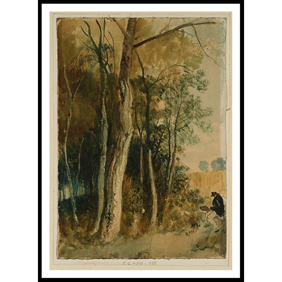 Study of Trees 1820 30, A New Print Of a J. M. W Turner Painting