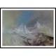 Study of Waves 1840, A New Print Of a J. M. W Turner Painting