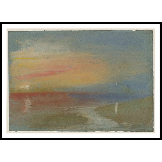 Sunrise 1830, A New Print Of a J. M. W Turner Painting