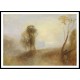 Sunrise a Castle on a Bay 'Solitude' 1840 45, A New Print Of a J. M. W Turner Painting