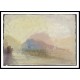 Sunrise in Mist Italian Lake Scene 1834, A New Print Of a J. M. W Turner Painting