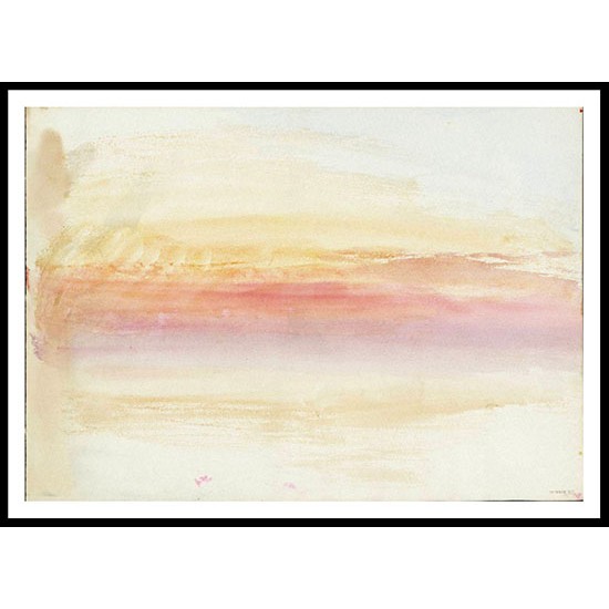 Sunset 1844, A New Print Of a J. M. W Turner Painting