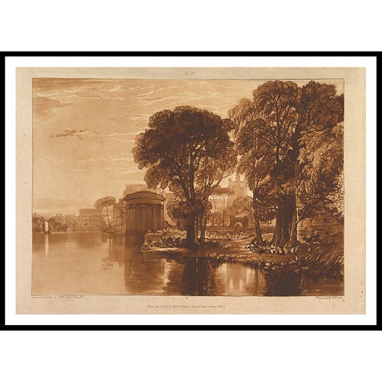 The Alcove Isleworth 1819 01, A New Print Of a J. M. W Turner Painting