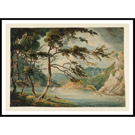 The Avon near Wallis's Wall 1791, A New Print Of a J. M. W Turner Painting