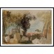 The Basilica of Constantine from the Farnese Gardens on the Palatine Hill Rome 1819, A New Print Of a J. M. W Turner Painting