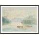 The Bay of Uri on Lake Lucerne from Brunnen 1841 42, A New Print Of a J. M. W Turner Painting