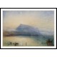 The Blue Rigi Sunrise 1842, A New Print Of a J. M. W Turner Painting