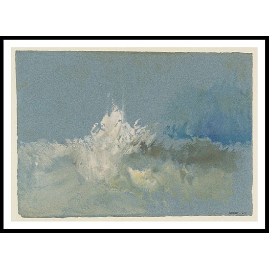 The Breaking Wave 1832, A New Print Of a J. M. W Turner Painting