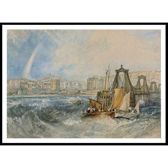 The Chain Pier Brighton, A New Print Of a J. M. W Turner Painting