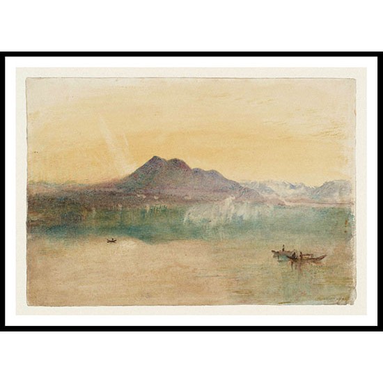 The Dark Rigi 1841 42, A New Print Of a J. M. W Turner Painting