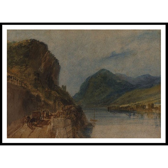 The Drachenfels 1817, A New Print Of a J. M. W Turner Painting