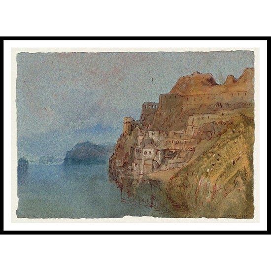 The Folies Siffait from the East 1826 28, A New Print Of a J. M. W Turner Painting