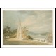 The Gothic Cross above the Lake at Stourhead 1798, A New Print Of a J. M. W Turner Painting