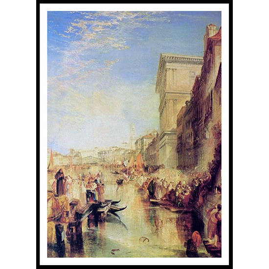 The Grand Canal Venice 1834, A New Print Of a J. M. W Turner Painting