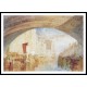 The Grand Canal from below the Rialto Bridge Venice 1820, A New Print Of a J. M. W Turner Painting