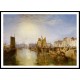 The Harbor of Dieppe 1826, A New Print Of a J. M. W Turner Painting