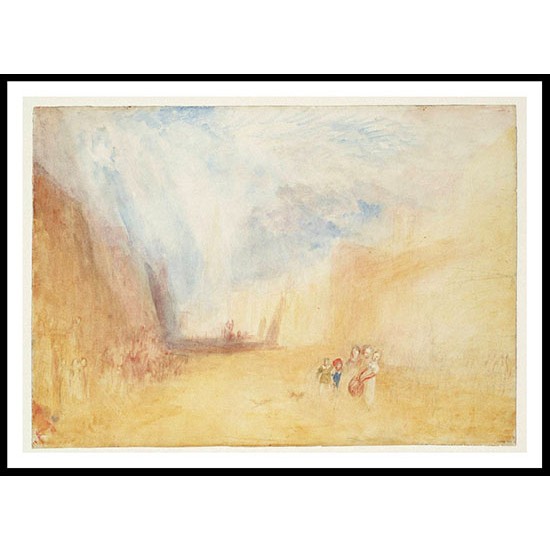 The High Street Oxford 1837 39, A New Print Of a J. M. W Turner Painting