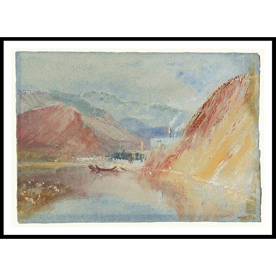 The Iron Forges of Quint 1839, A New Print Of a J. M. W Turner Painting