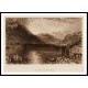 The Lake of Zug, A New Print Of a J. M. W Turner Painting