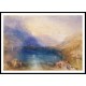 The Lake of Zug Early Morning 1843, A New Print Of a J. M. W Turner Painting