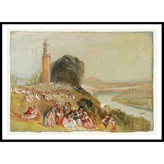 The Lanterne at St Cloud 1833, A New Print Of a J. M. W Turner Painting