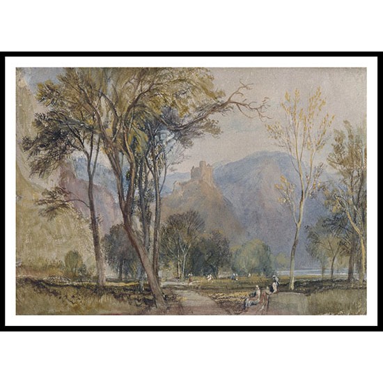 The Marxburg 1817, A New Print Of a J. M. W Turner Painting